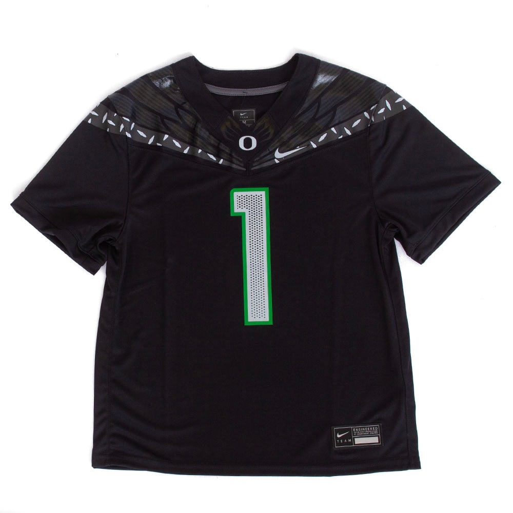 Classic Oregon O, Nike, Black, Jerseys, Polyester, Kids, Youth, Football, Replica, 2024, 829851